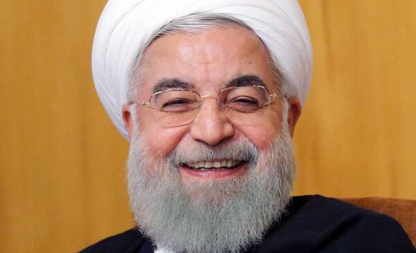 عکس خنده روحانی