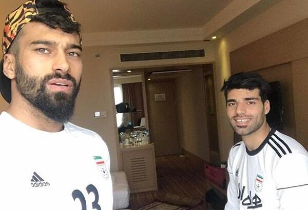 عکس مهدی طارمی با همسرش