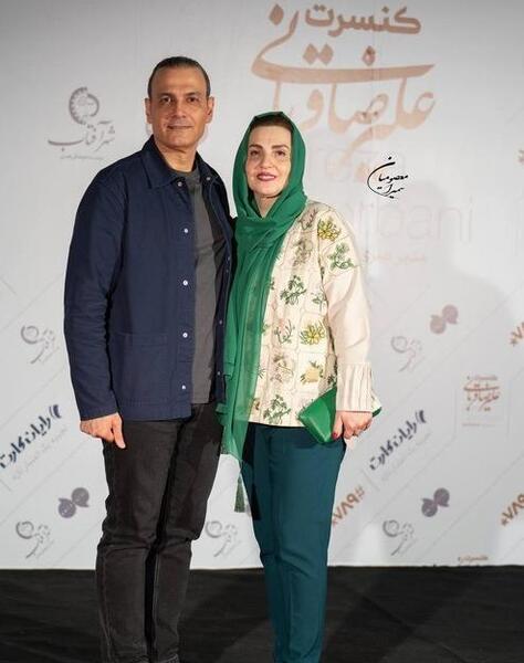 عکس علی قربان زاده باهمسرش