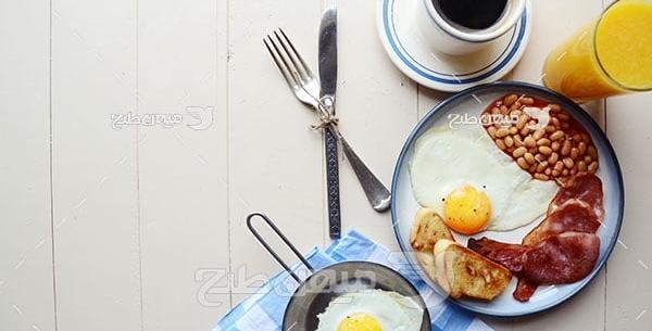 عکس صبحانه