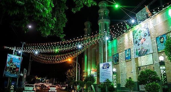 عکس چراغانی نیمه شعبان