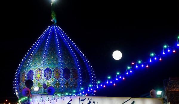 عکس چراغانی نیمه شعبان