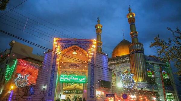 عکس چراغانی نیمه شعبان