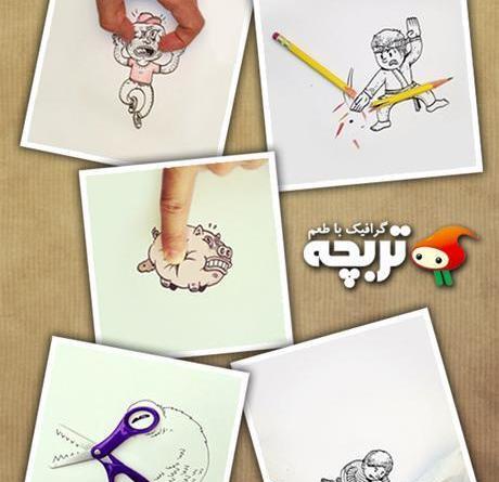 عکس ایده هایی برای نقاشی خلاقانه