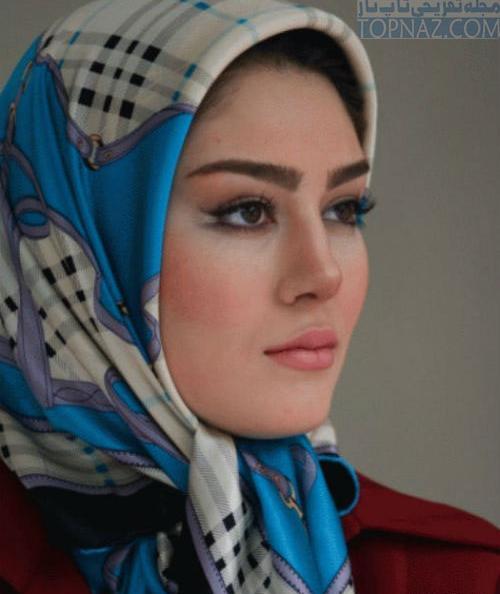 عکس تصاویر با حجاب سحر قریشی