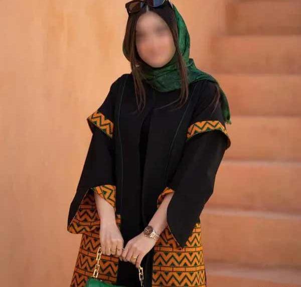 عکس مدل مانتو بلند رنگی