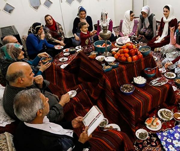 عکس شب یلدا خانوادگی