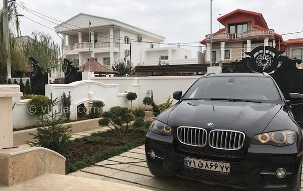 عکس ویلا با ماشین