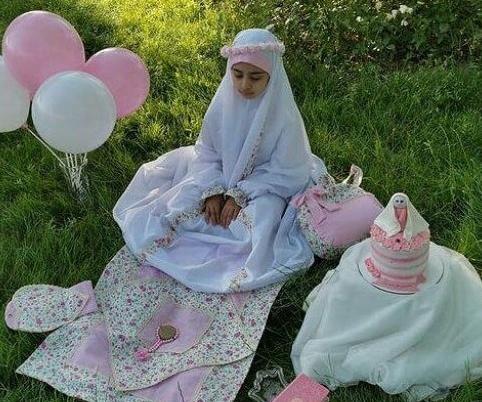 عکس چادر جشن تکلیف زیبا