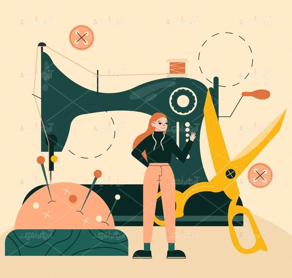 عکس فانتزی خیاطی
