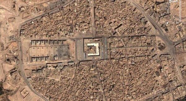 عکس هوایی حادثه نطنز