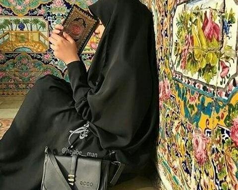 عکس دختر جوان با حجاب
