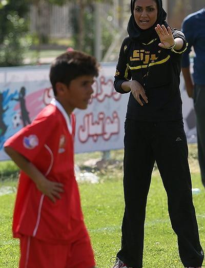 عکس مجری زن فوتبال اوکراینی