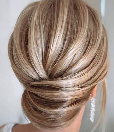 عکس شینیون مو کوتاه دخترانه