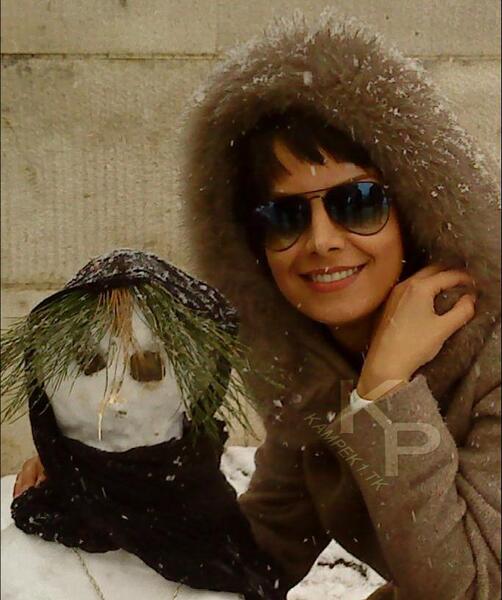 عکس ازاده مهدی زاده و همسرش
