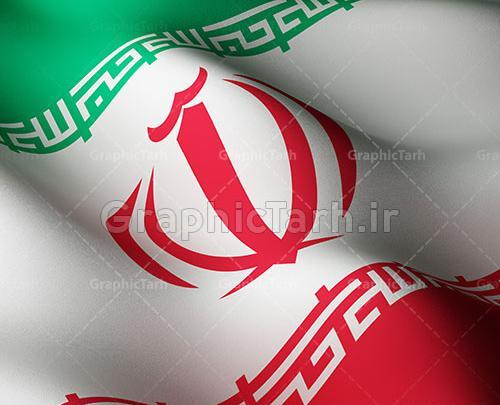 عکس پرچم ایران هنری