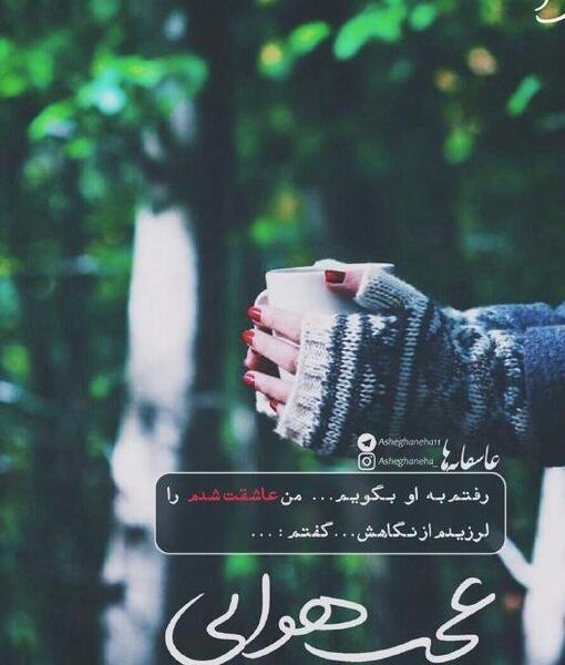 عکس نوشته من عاشقت شدم