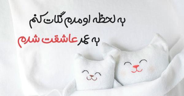 عکس نوشته من عاشقت شدم