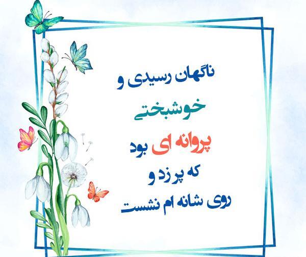 عکس نوشته من عاشقت شدم