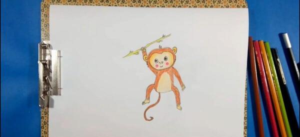 عکس نقاشی ساده شمع