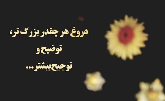 عکس نوشته تیکه دار دروغگو