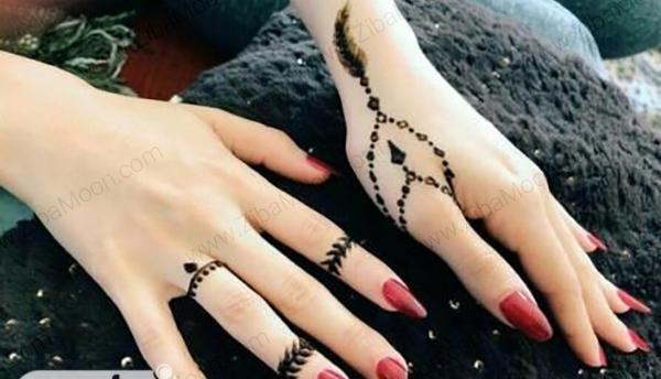 عکس تزیین حنا روی دست