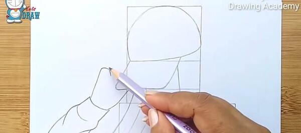 عکس نقاشی دختر از پشت سر با کلاه