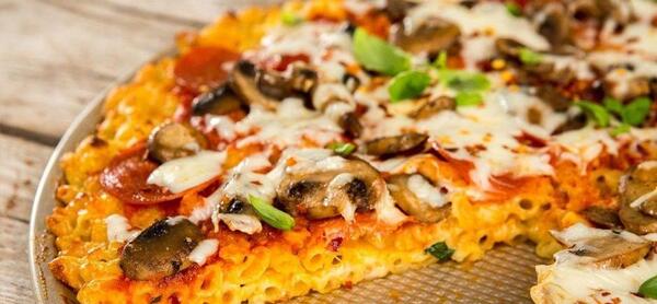 عکس غذای پیتزا ماکارونی