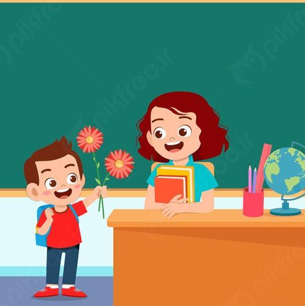 عکس کلاس و معلم