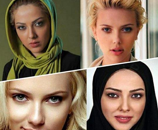 عکس لیلا اوتادی در آهوی پیشونی سفید