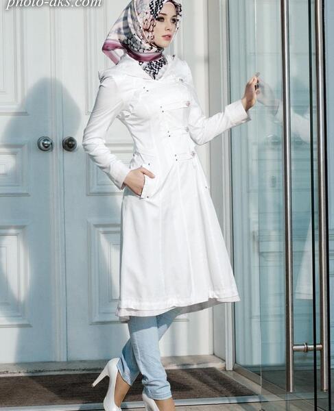 عکس مانتو دخترانه آبی