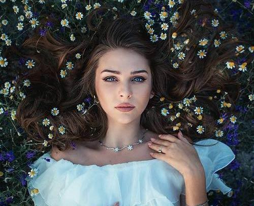 ژست عکس مدل مو