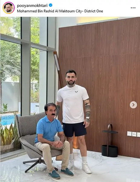 عکس همسر جدید پویان مختاری