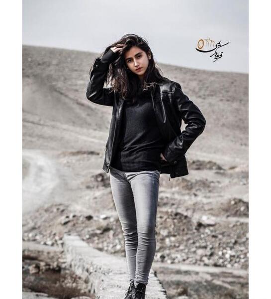 عکس ژست توی برف