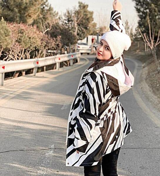 عکس ژست توی برف