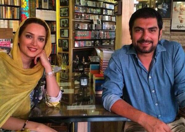 عکسهای بهنوش طباطبایی با شوهرش