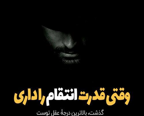 عکس نوشته تیکه دار انتقام