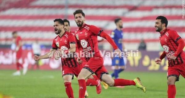 عکس شادی بعد از گل پرسپولیس