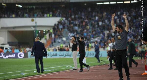 عکس شادی بعد از گل پرسپولیس
