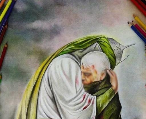 عکس نقاشی سردار سلیمانی