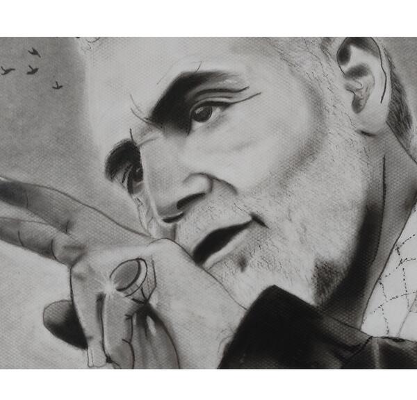 عکس نقاشی سردار سلیمانی