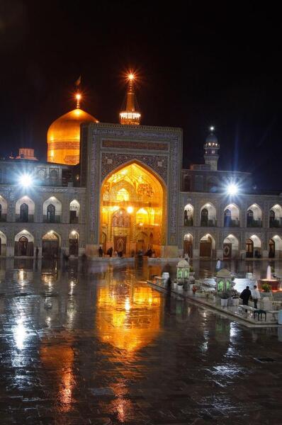 عکس حرم امام رضا تصویر زمینه
