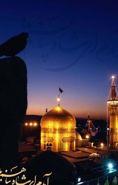 عکس حرم امام رضا تصویر زمینه