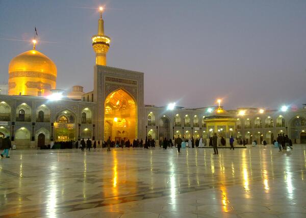 عکس حرم امام رضا تصویر زمینه