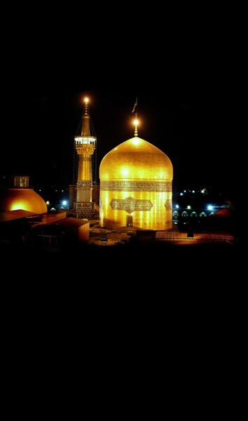 عکس حرم امام رضا تصویر زمینه