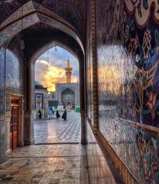 عکس حرم امام رضا تصویر زمینه
