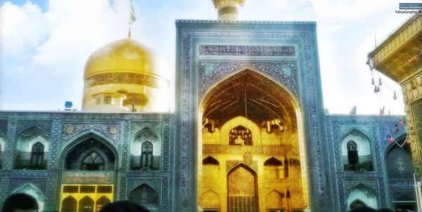 عکس حرم امام رضا تصویر زمینه