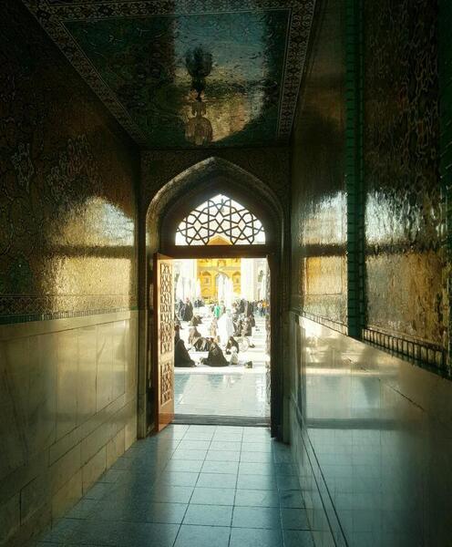 عکس لایه باز گنبد امام رضا