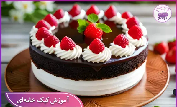 کیک تولد که عکس خود بچه