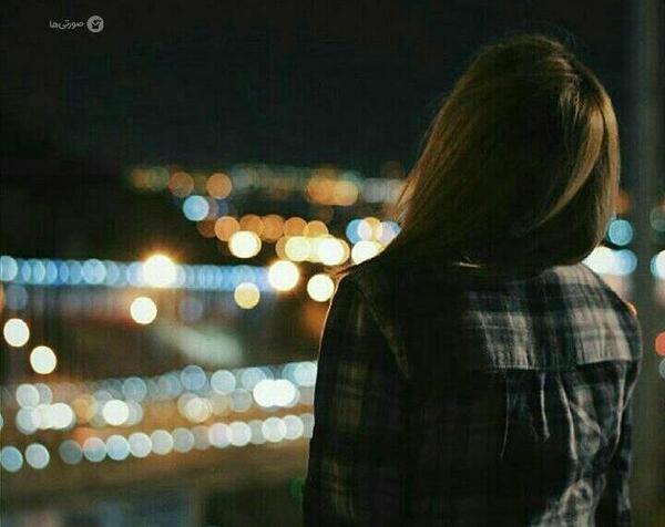 عکس غمگین تنهایی دختر بدون نوشته